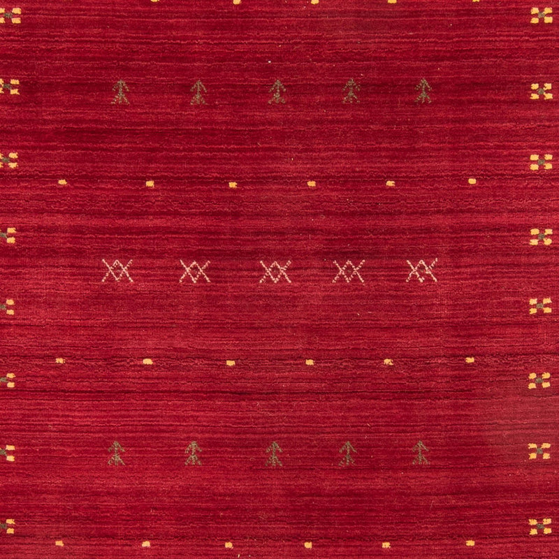 Alfombra Gabbeh - Loribaft Softy - 240 x 170 cm - rojo oscuro