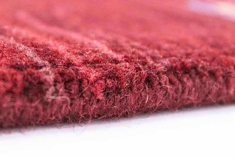 Alfombra de lana - 240 x 170 cm - rojo