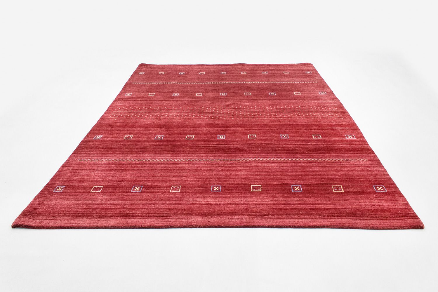 Alfombra de lana - 240 x 170 cm - rojo