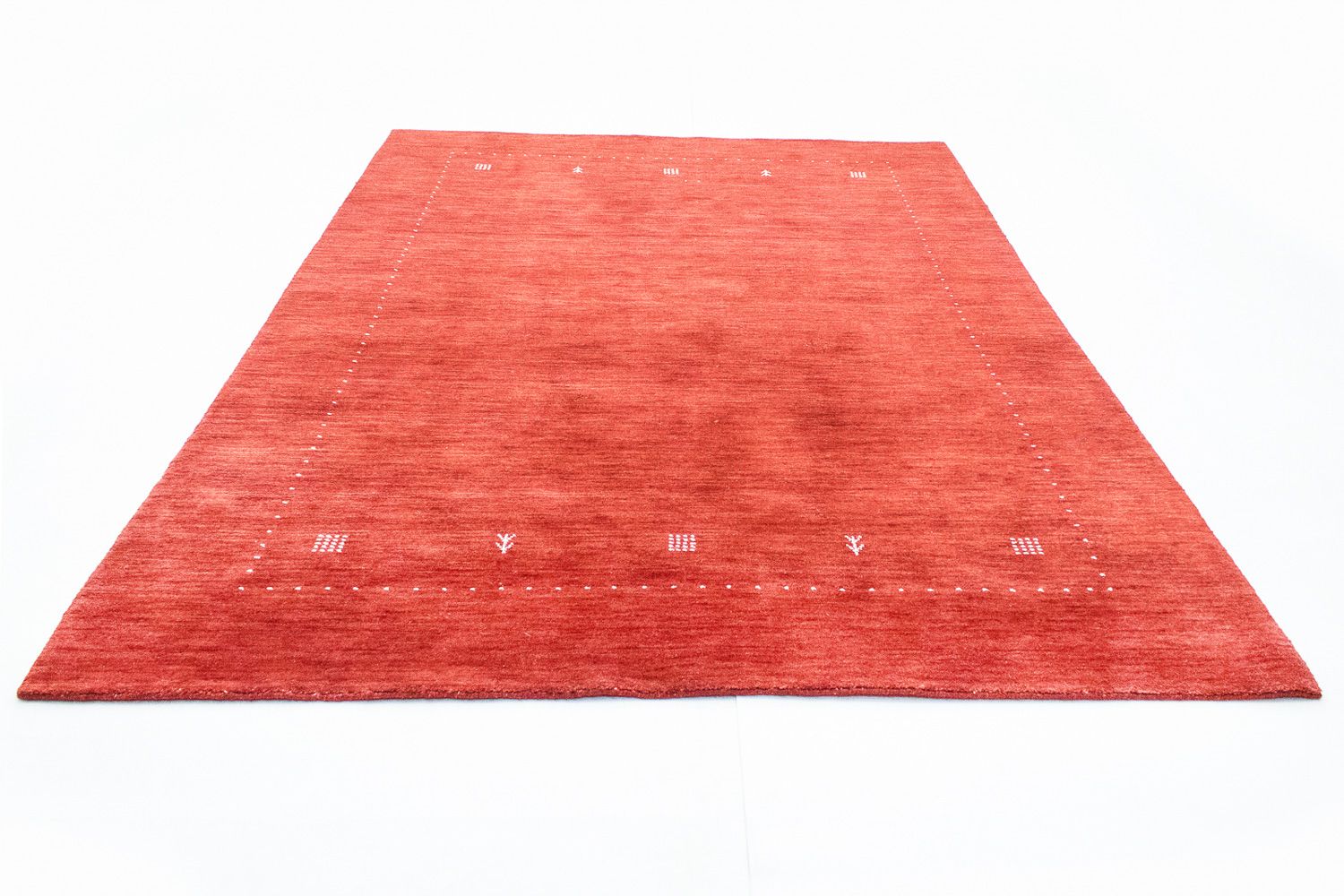 Alfombra Gabbeh - Softy - 240 x 170 cm - rojo