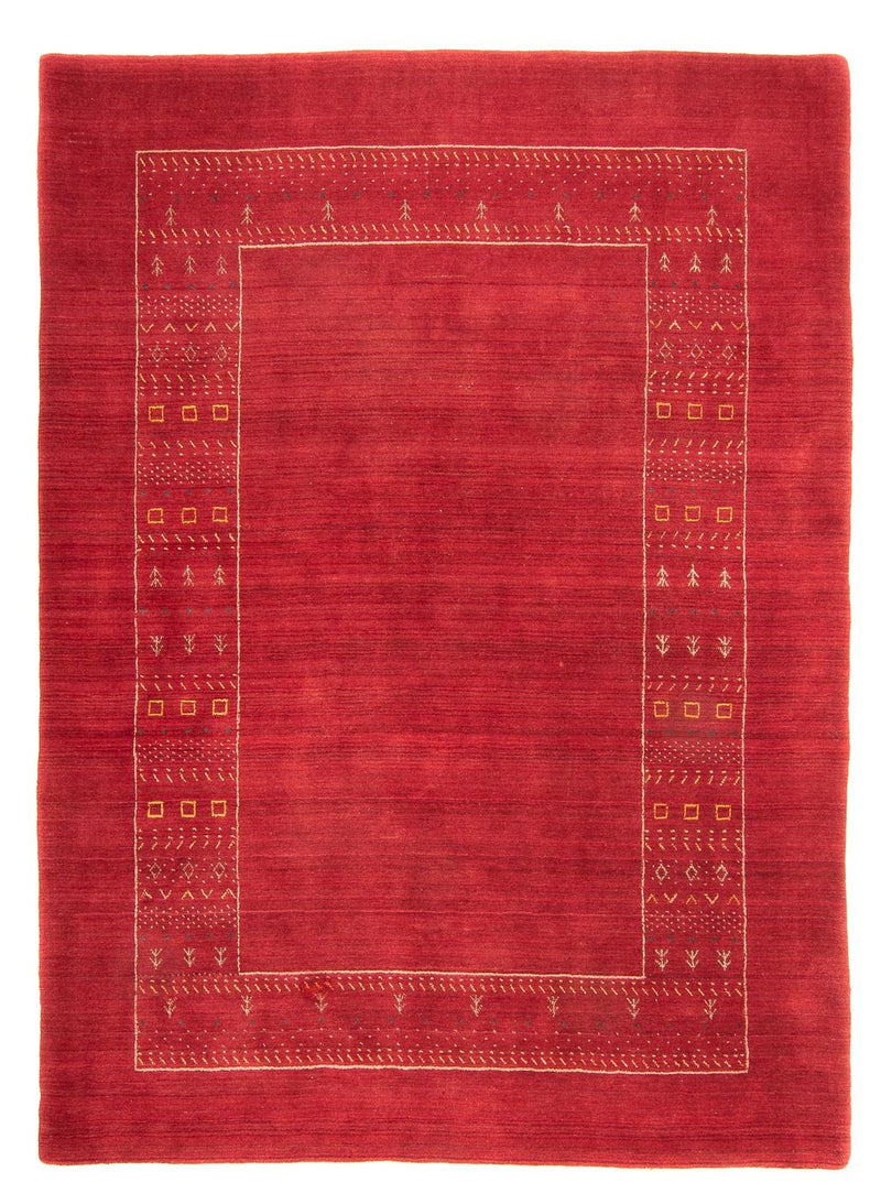Alfombra Gabbeh - Loribaft Softy - 240 x 170 cm - rojo oscuro