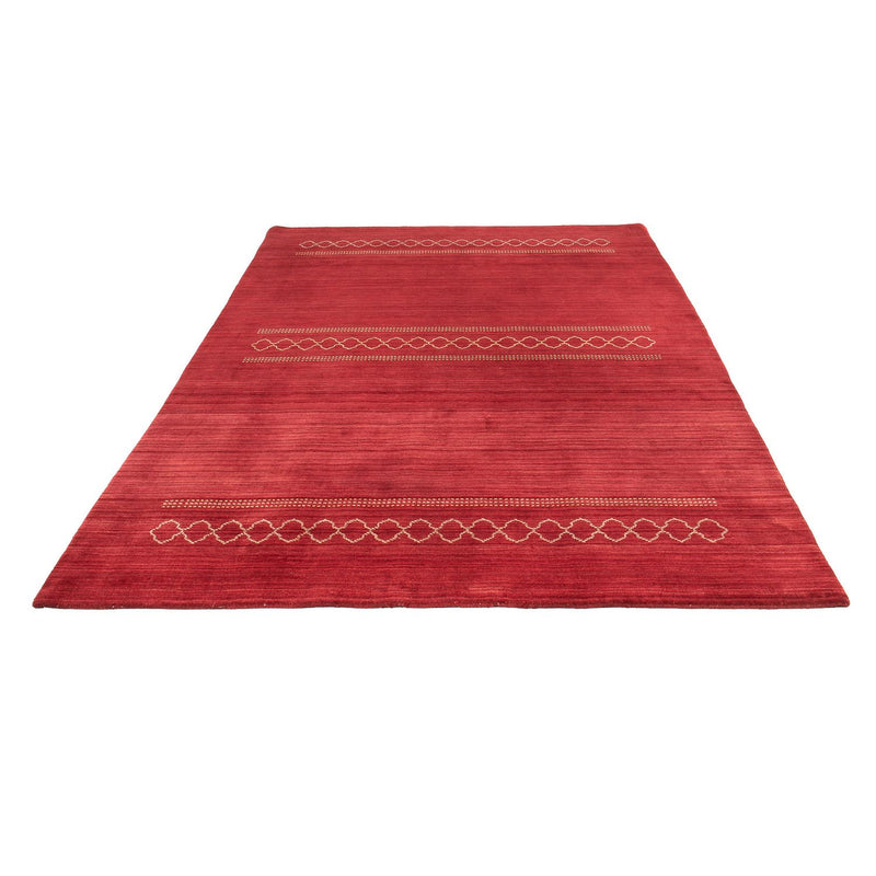 Alfombra Gabbeh - Loribaft Softy - 240 x 170 cm - rojo oscuro