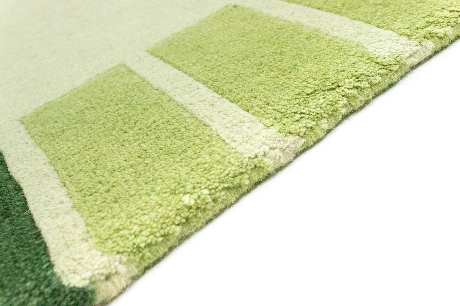 Alfombra de Nepal - 180 x 120 cm - verde claro