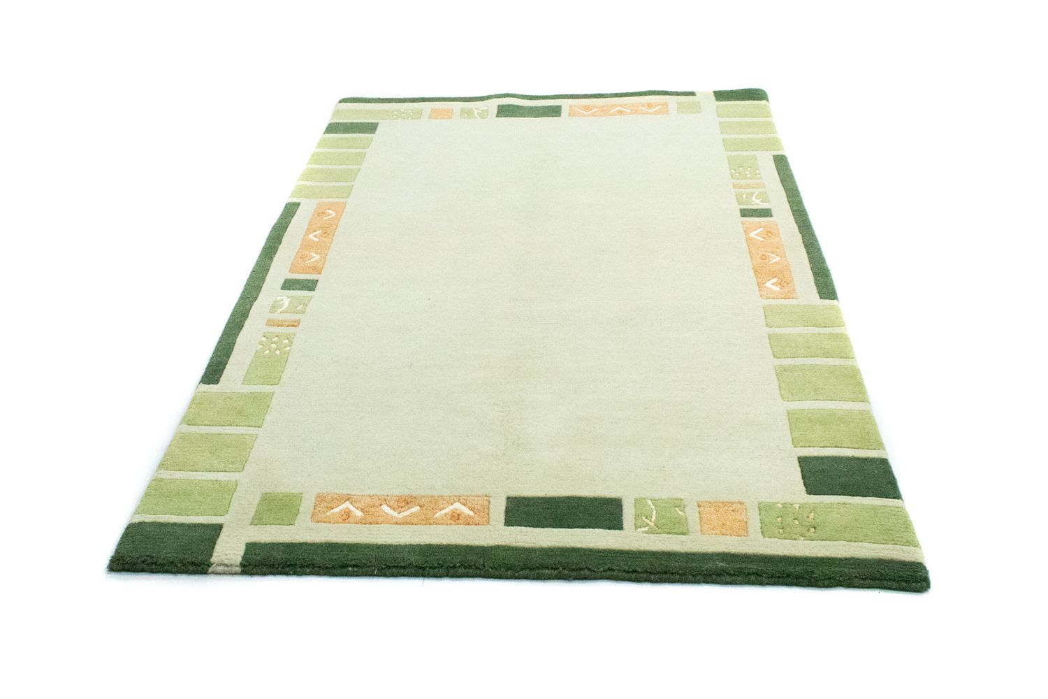 Alfombra de Nepal - 180 x 120 cm - verde claro