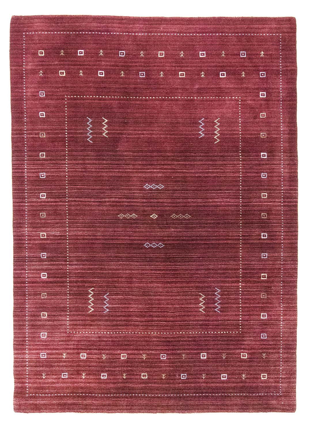 Alfombra Gabbeh - Softy - 240 x 170 cm - rojo