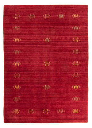 Alfombra Gabbeh - Loribaft Softy - 240 x 170 cm - rojo oscuro