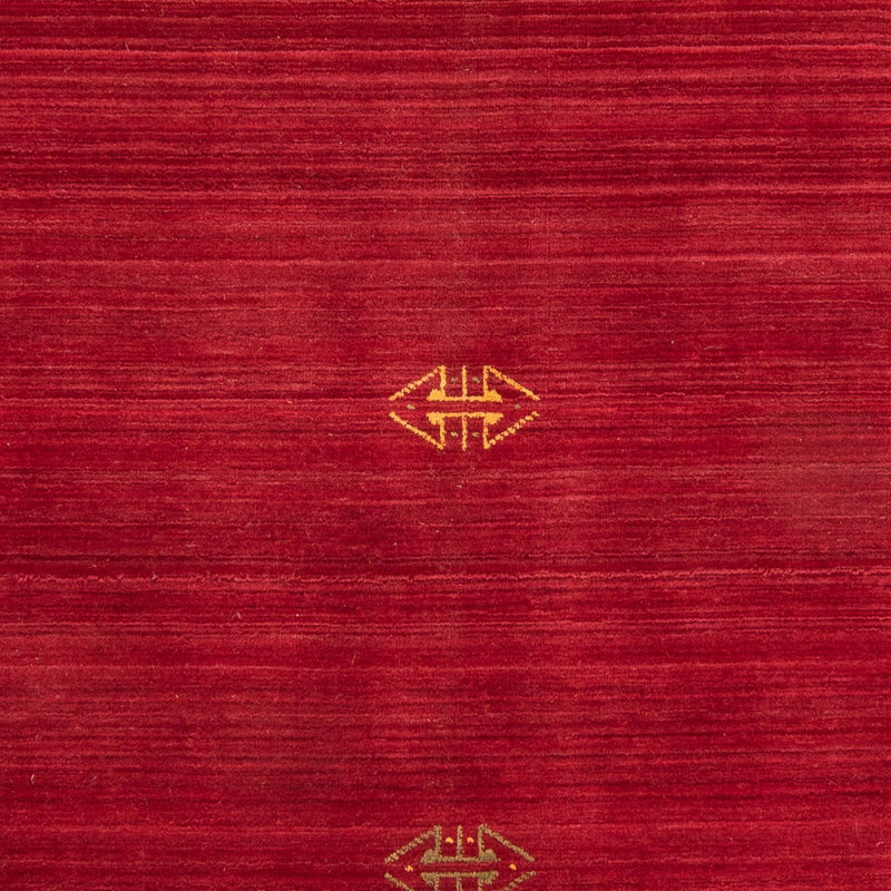 Alfombra Gabbeh - Loribaft Softy - 240 x 170 cm - rojo oscuro