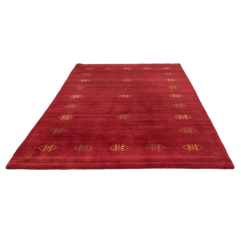 Alfombra Gabbeh - Loribaft Softy - 240 x 170 cm - rojo oscuro