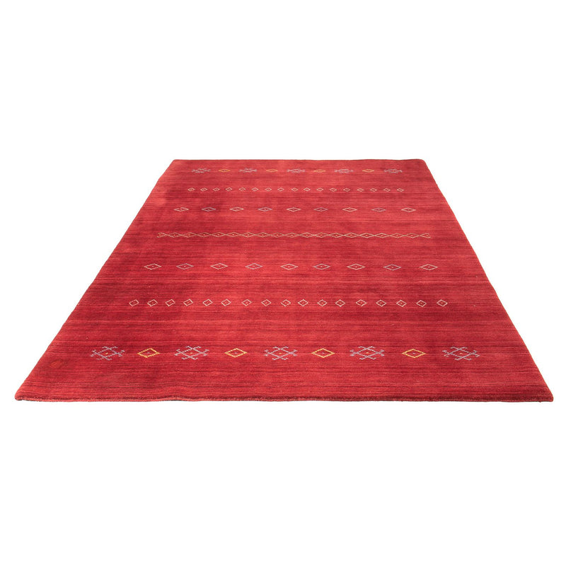 Alfombra Gabbeh - Loribaft Softy - 240 x 170 cm - rojo oscuro
