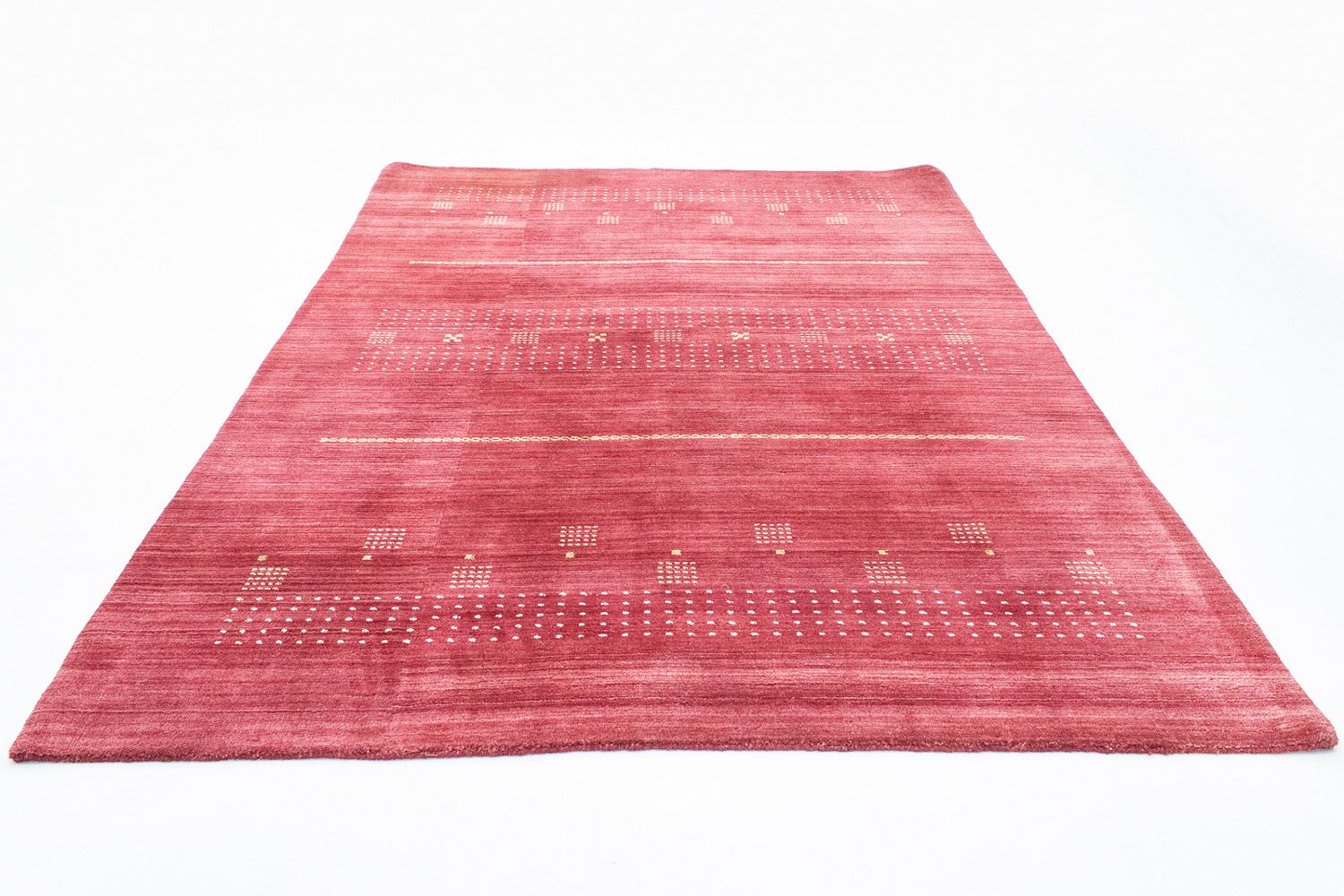 Alfombra Gabbeh - Softy - 240 x 170 cm - rojo