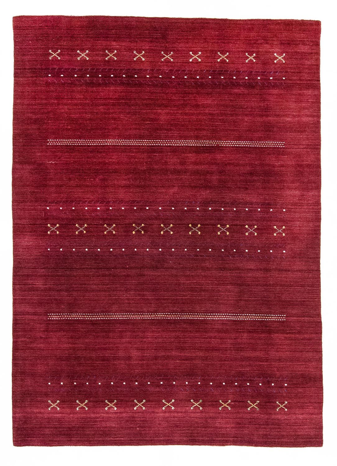 Alfombra Gabbeh - Softy - 240 x 170 cm - rojo