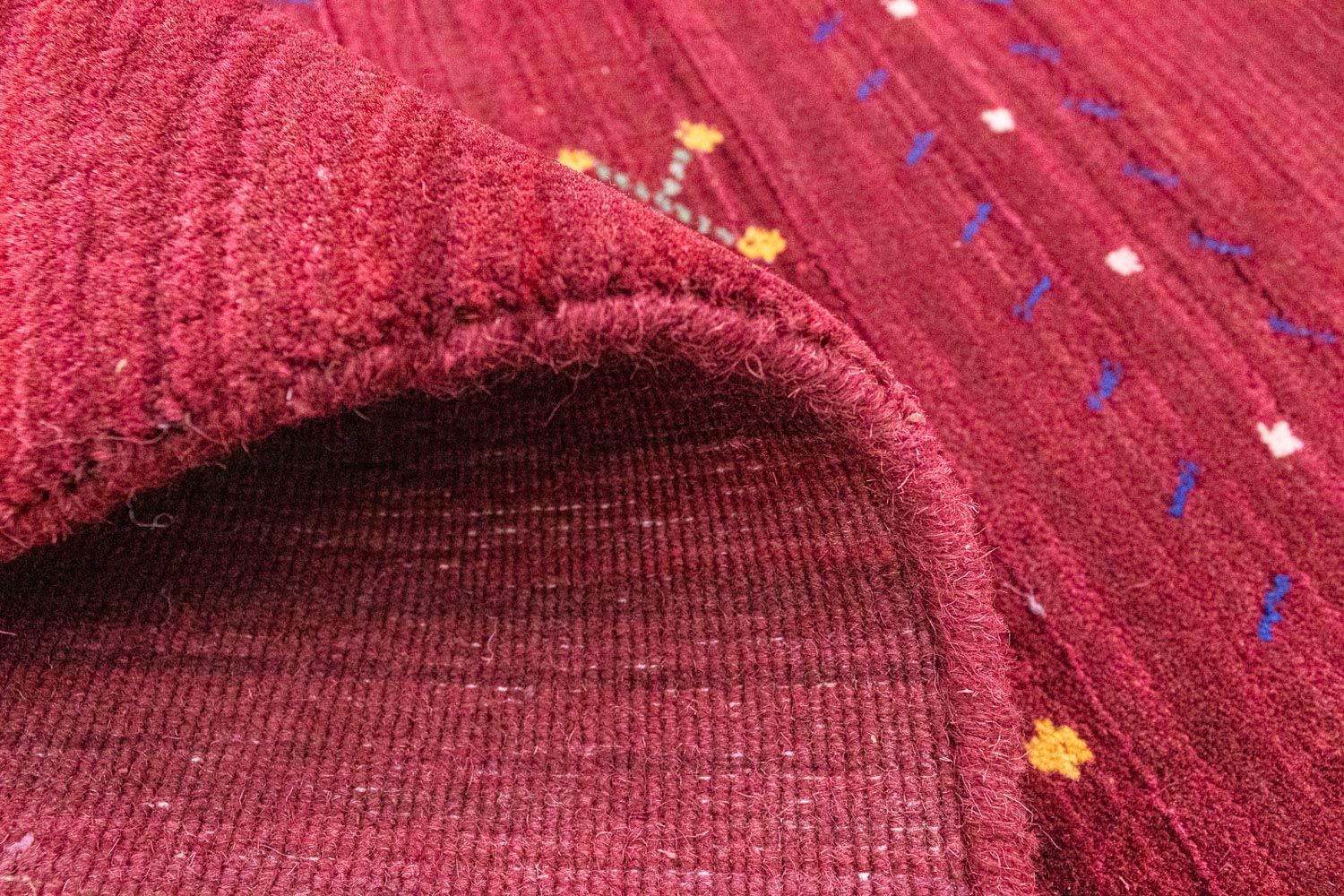 Alfombra Gabbeh - Softy - 240 x 170 cm - rojo
