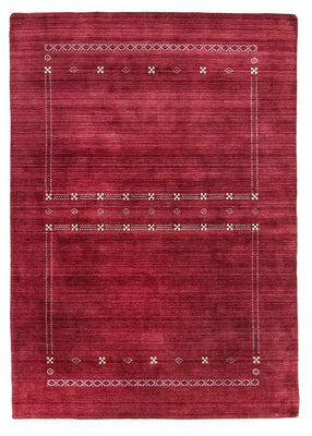 Alfombra de lana - 240 x 170 cm - rojo