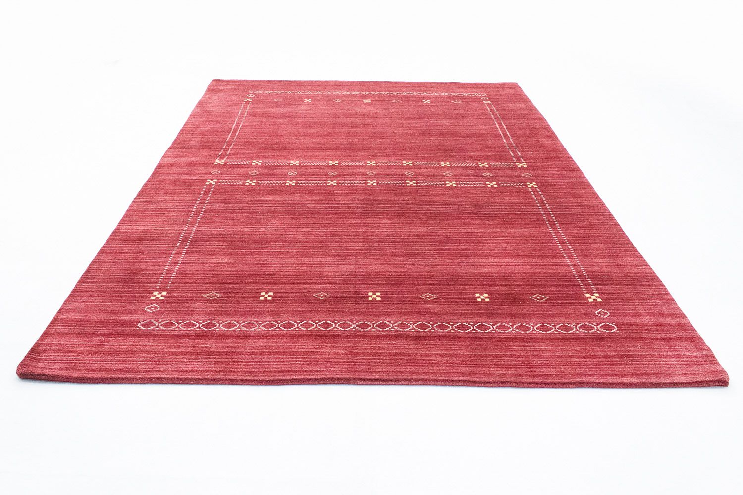 Alfombra de lana - 240 x 170 cm - rojo