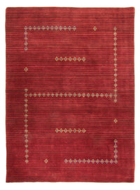 Alfombra Gabbeh - Loribaft Softy - 240 x 170 cm - rojo oscuro