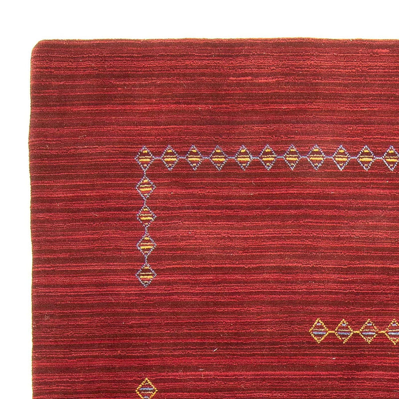 Alfombra Gabbeh - Loribaft Softy - 240 x 170 cm - rojo oscuro