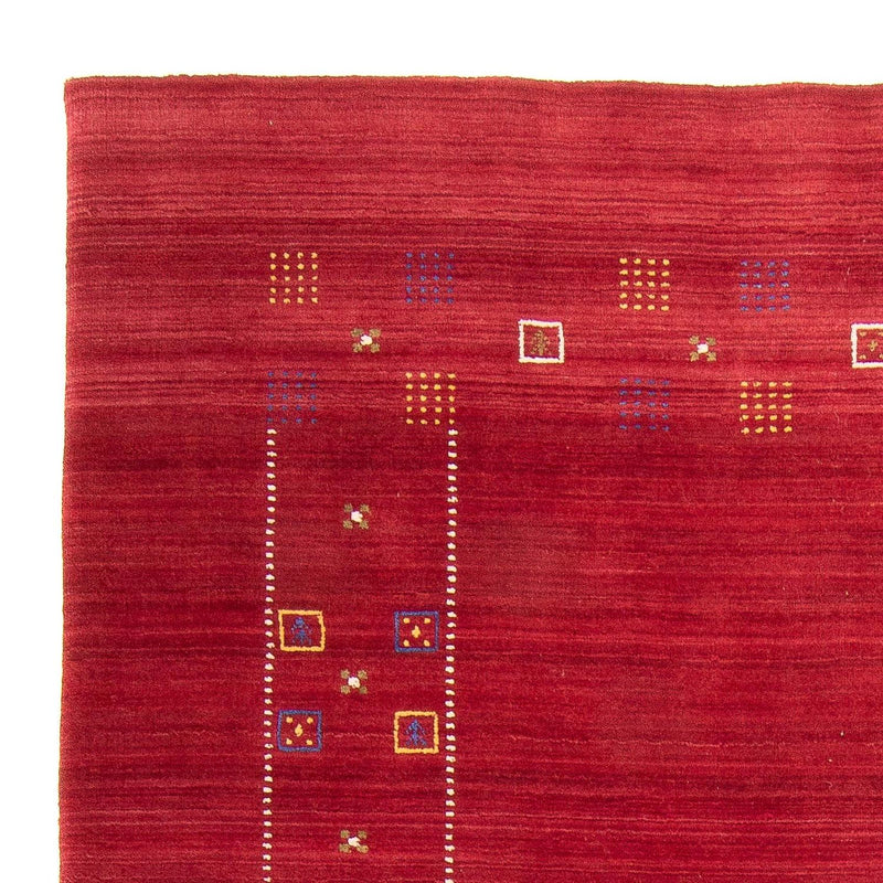 Alfombra Gabbeh - Loribaft Softy - 240 x 170 cm - rojo oscuro