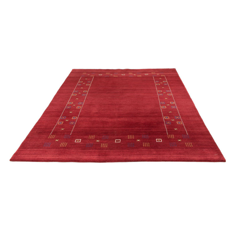Alfombra Gabbeh - Loribaft Softy - 240 x 170 cm - rojo oscuro