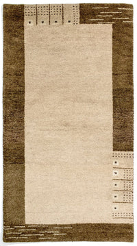 Alfombra Gabbeh - Indus - 165 x 90 cm - beige