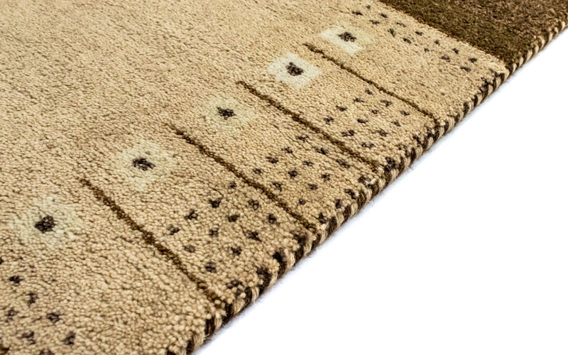Alfombra Gabbeh - Indus - 165 x 90 cm - beige