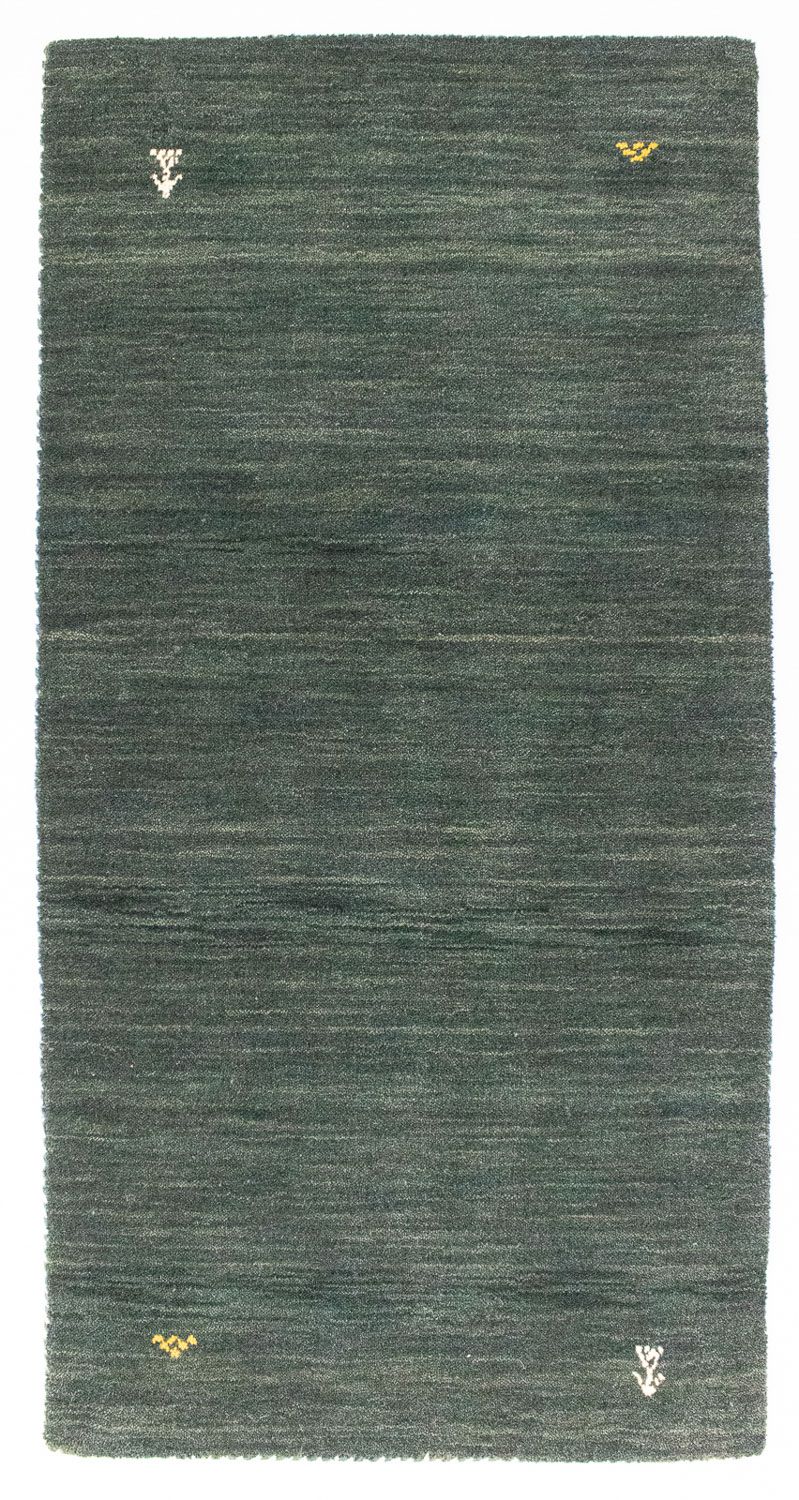 Alfombra Gabbeh - Softy - 120 x 70 cm - verde