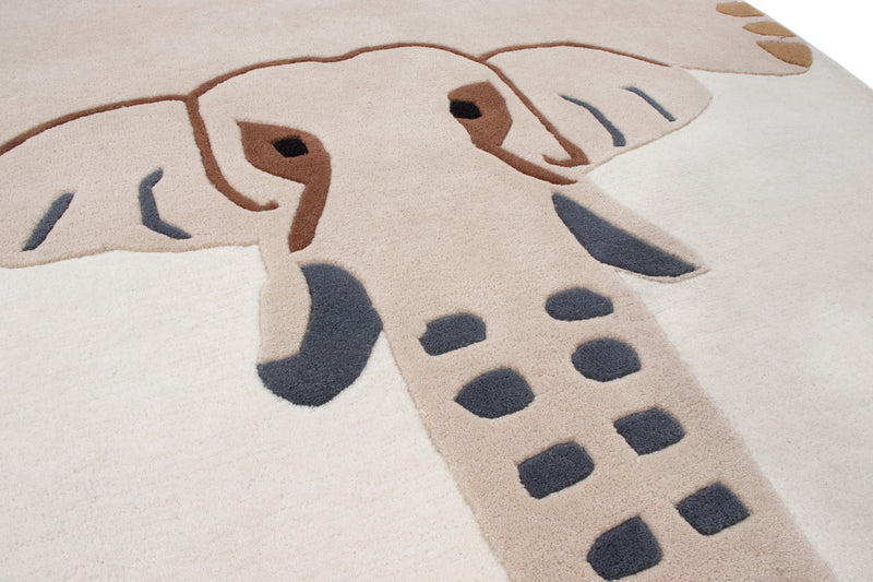 Alfombra para niños Elephant - Alfombra de lana