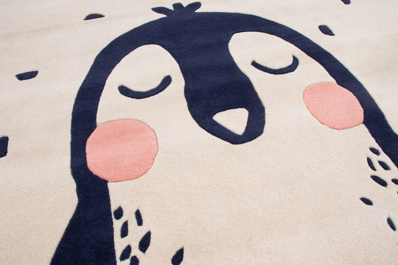 Alfombra para niños Pinguin Antarktika - Alfombra de lana