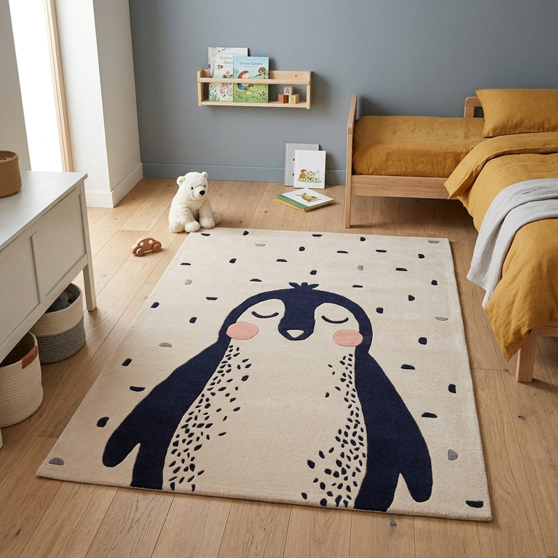 Pingüino Alfombra Infantil