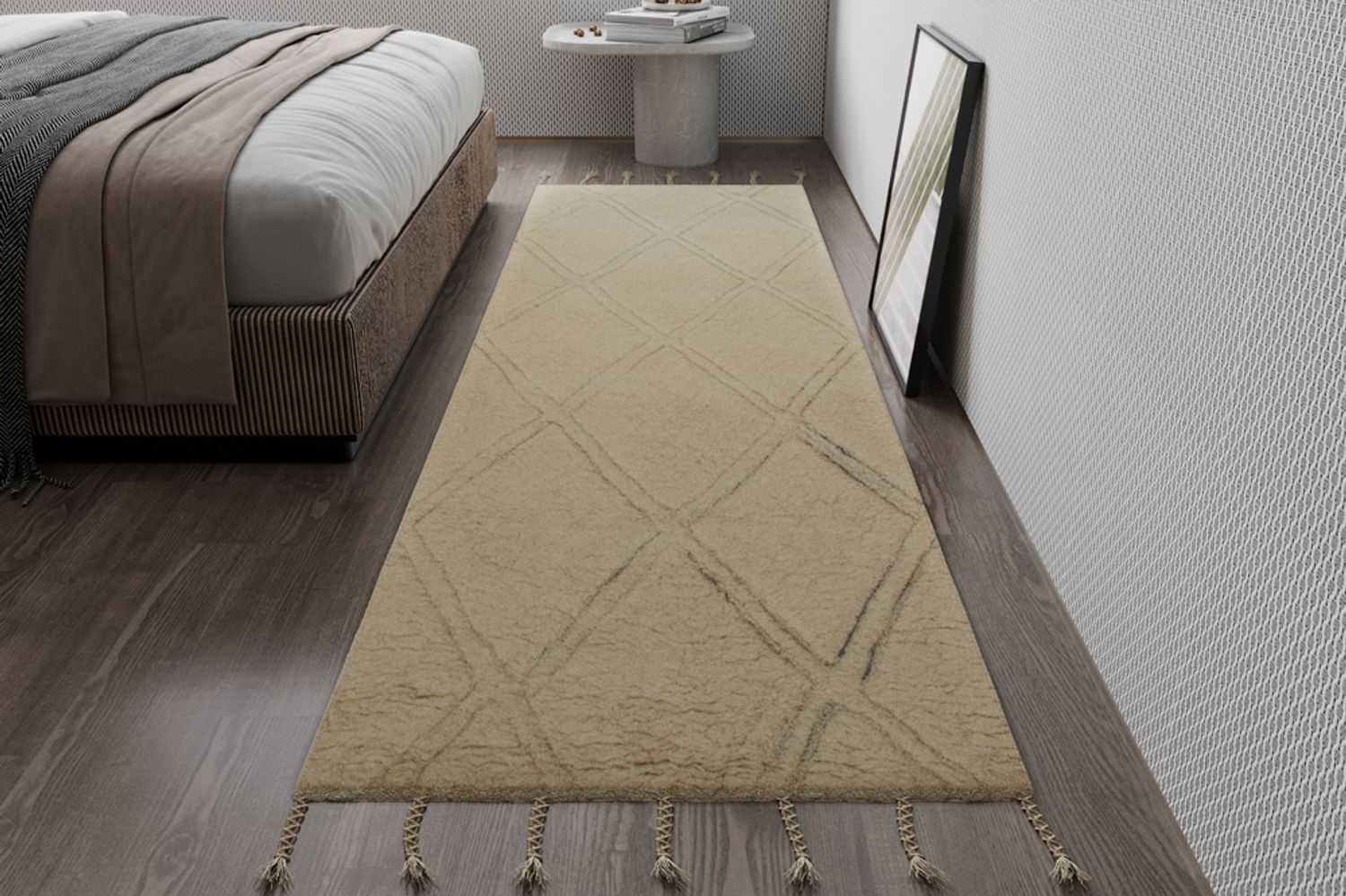 Alfombra de lana - Sahara Whisper - alfombra de pasillo