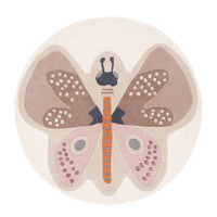 Mariposa Alfombra Infantil Redondo – product image
