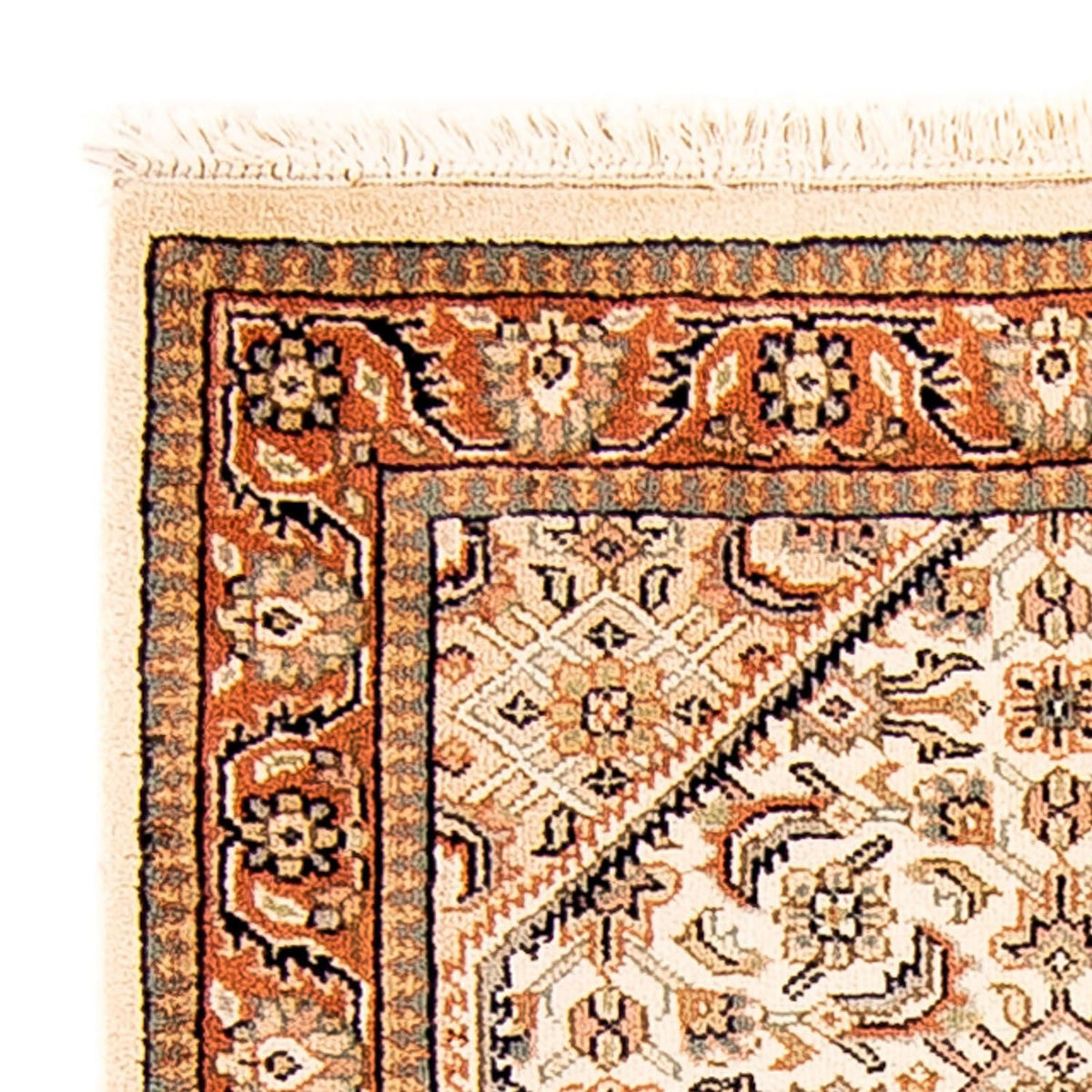 Alfombra oriental - Bidjar - Indus - 140 x 70 cm - beige