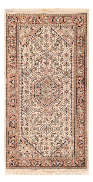 Alfombra oriental - Bidjar - Indus - 140 x 70 cm - beige oscuro