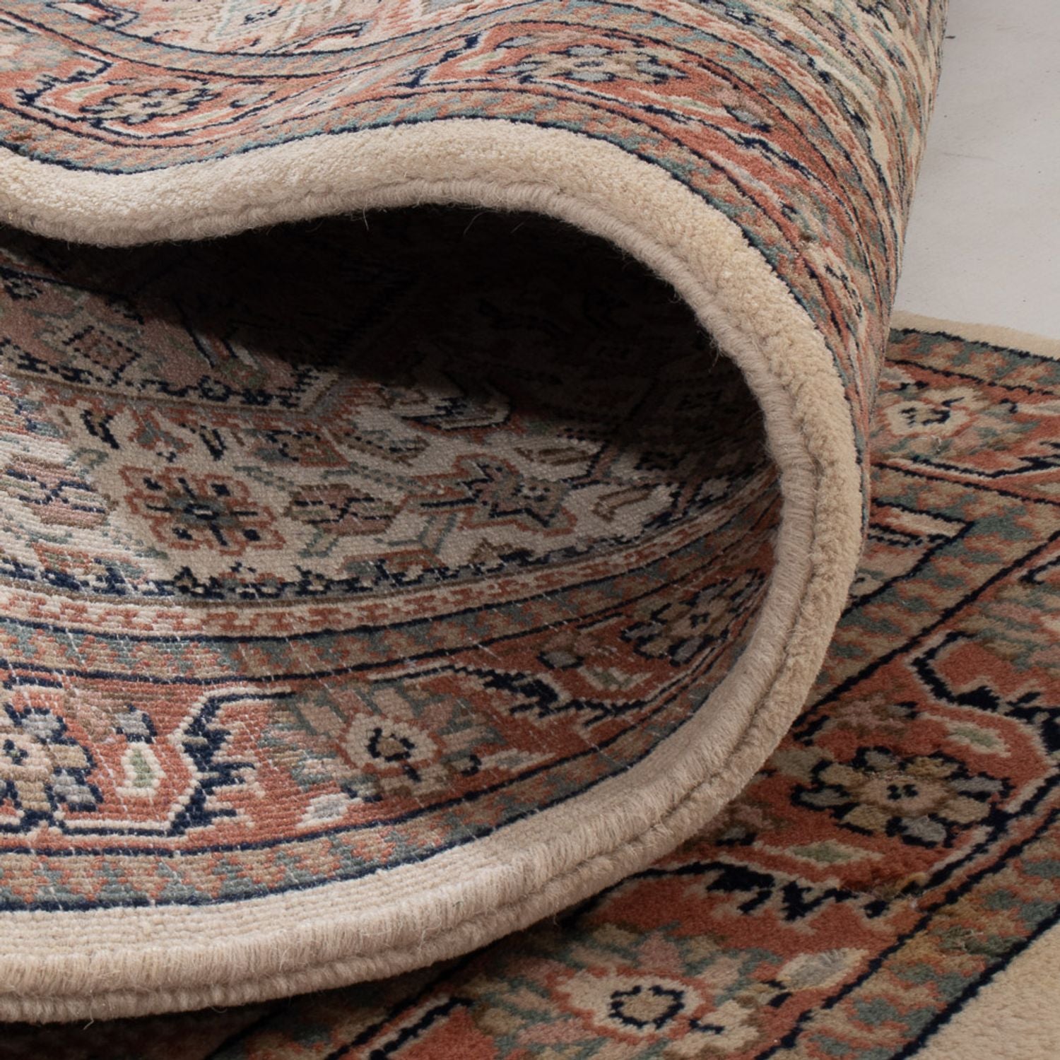 Alfombra oriental - Bidjar - Indus - 140 x 70 cm - beige oscuro