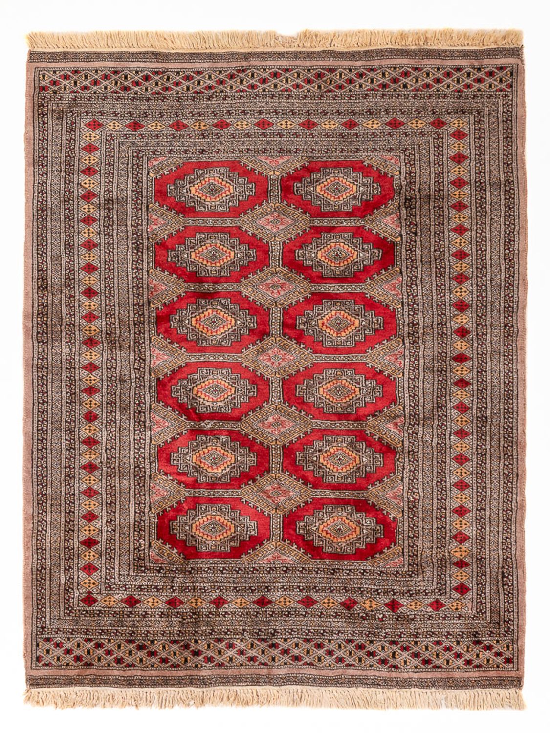 Alfombra Pakistani - 165 x 124 cm - beige oscuro