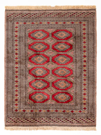Alfombra Pakistani - 165 x 124 cm - beige oscuro