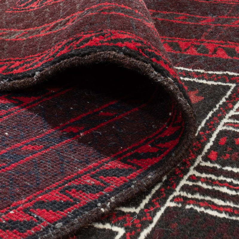 Alfombra Belutsch - 147 x 97 cm - rojo oscuro