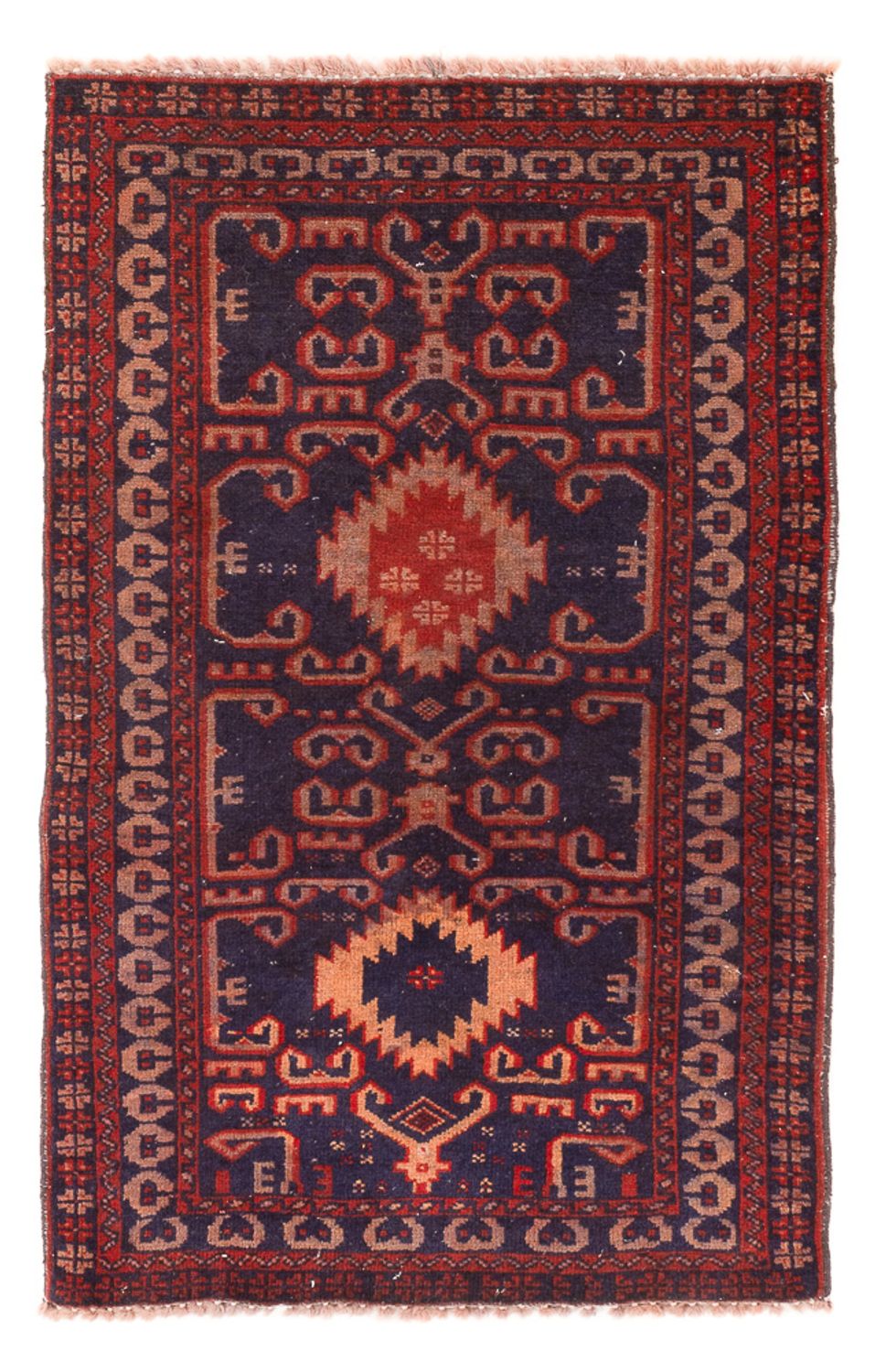 Alfombra Belutsch - 120 x 60 cm - rojo burdeos