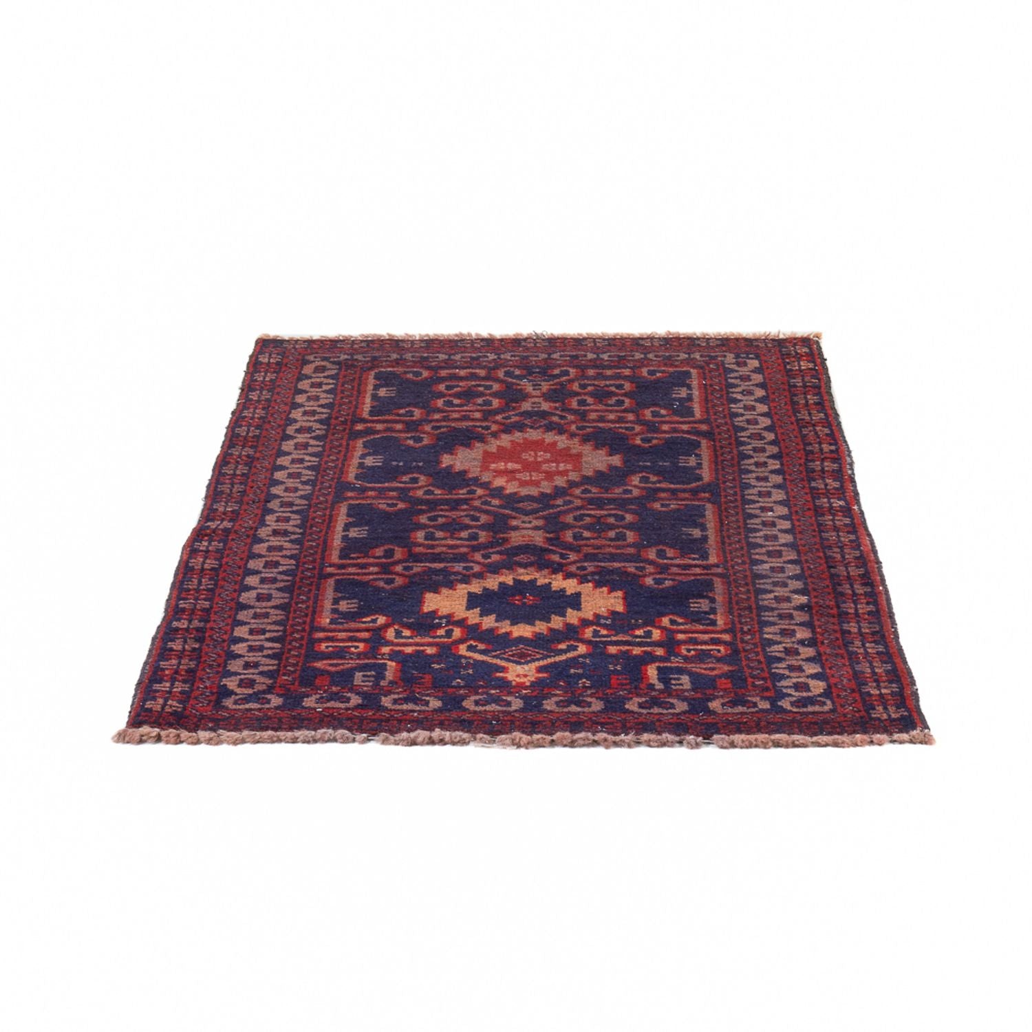 Alfombra Belutsch - 120 x 60 cm - rojo burdeos